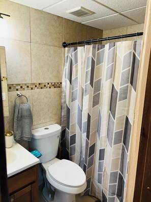 Bathroom - Playa Sol Beachfront: King Bed Facing The Ocean with Central A/C (Luquillo)