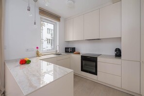 Kitchen - Large Flat with Courtyard (Warszawa)