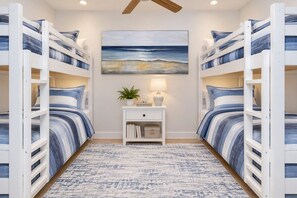 Room - "Beach, Please!" Ocean View Townhome.  Three bed, three bath.  Sleeps 10. (Bimini Bay)