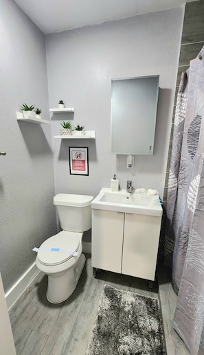 Bathroom - Private King Studio near Beach, FLL & Hard Rock (Hollywood)