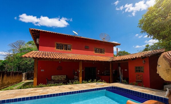 Pool - House w/ Priv. Pool & Balcony in Piri. Nfa0013 (Pirenópolis)