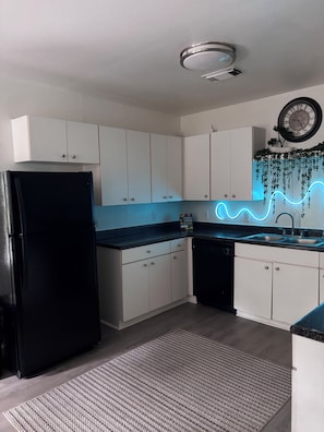 Private kitchen - Pet-Friendly Houston 1BR King Bed & Full Kitchen (Houston)
