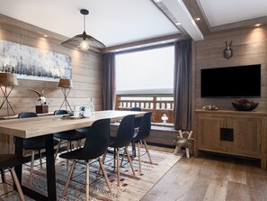 Dining - Superb apartment mountain view - 6/7 guests (Courchevel)