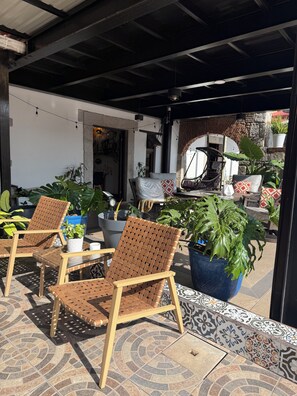 Terrace/patio - Hotel Premiere de Occidente (Quetzaltenango)