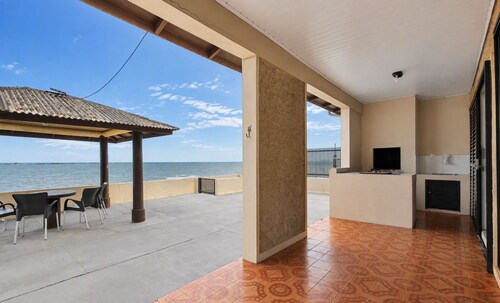 Seafront House w/ Terrace and BBQ Ape0290