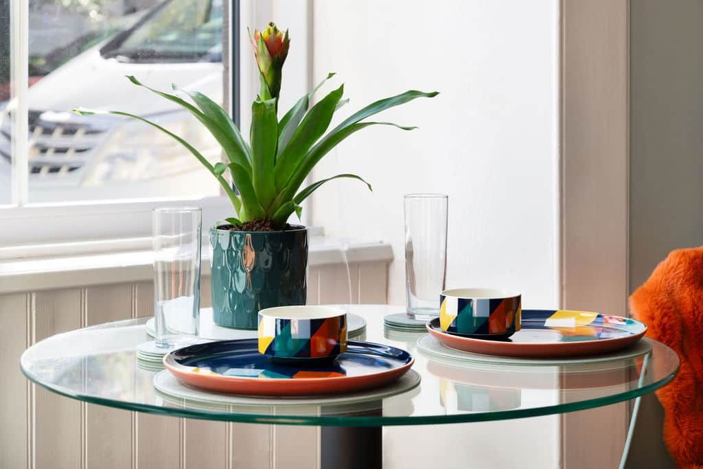 Dining area in the living room