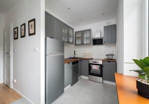 Private kitchen - Metro Politechnika Central Apartment (Warszawa)