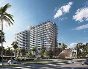 Experience the modern architecture of this coastal high-rise - Executive Suite | Brand New | Resort Pool + Gym | Near Beach | Nexo Miami (North Miami Beach)