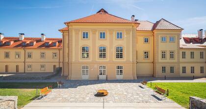 Historic Jince Castle Stay - Modern Apt & Garden