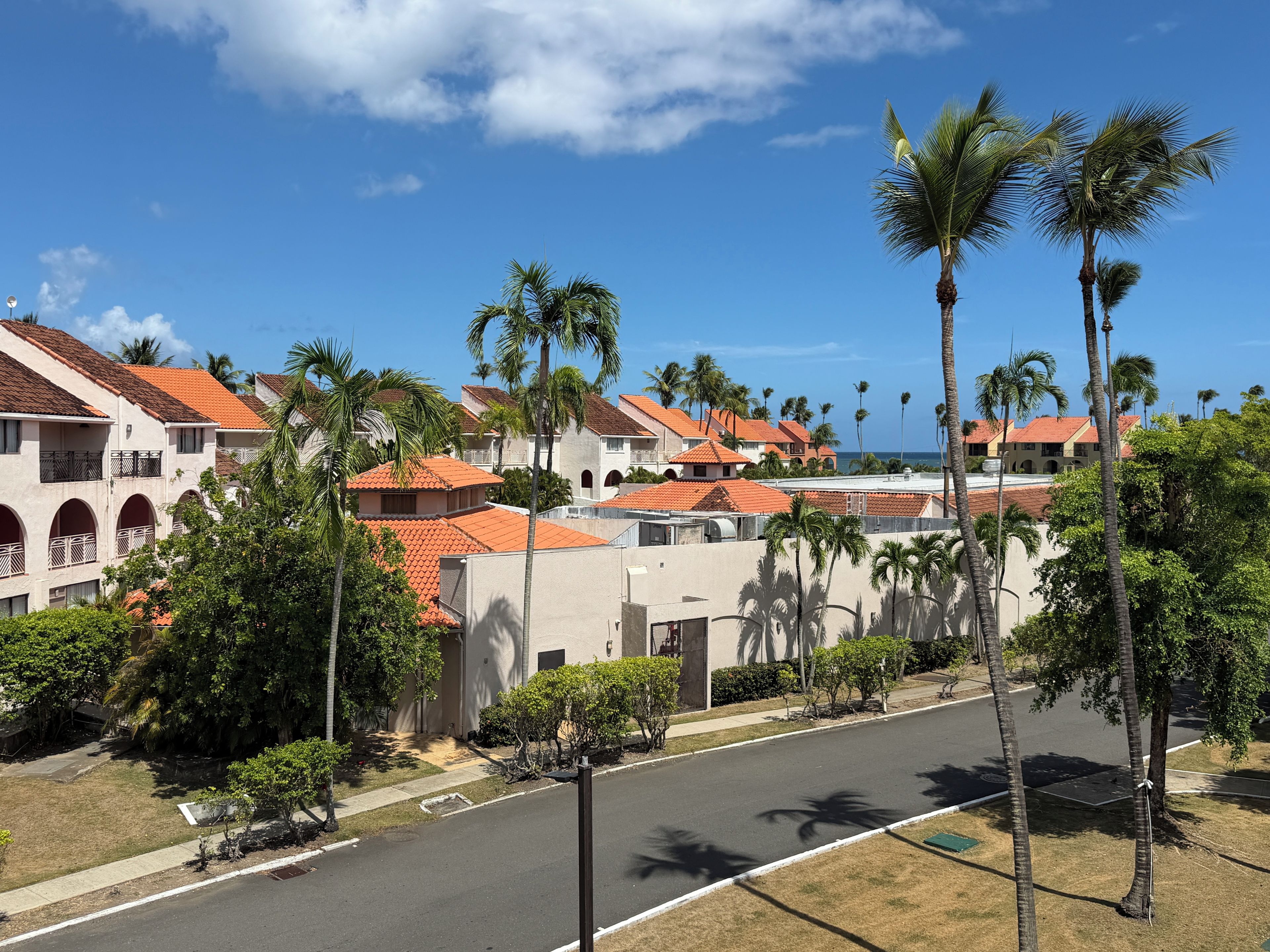 Views of the resort from the second balcony