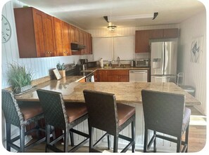 Private kitchen - Hawaiiana  3-bedroom bungalow with AC in Kaanapali across street from beach.  (Lahaina)
