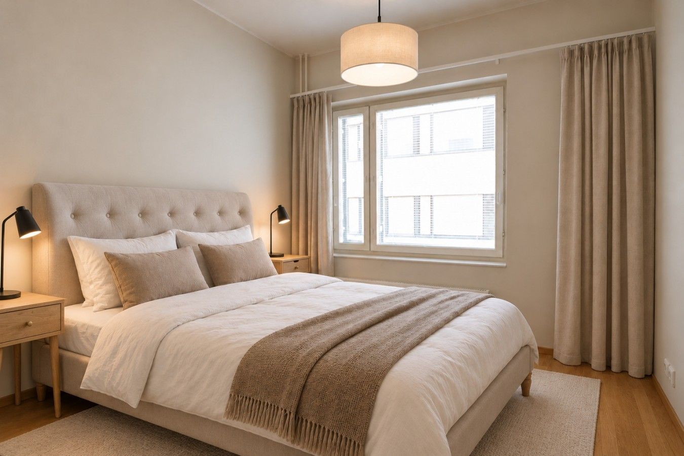 Bedroom with double bed