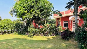 Exterior - Peaceful 4-bedroom farmhouse with AC and private pool near Manesar (Tauru)