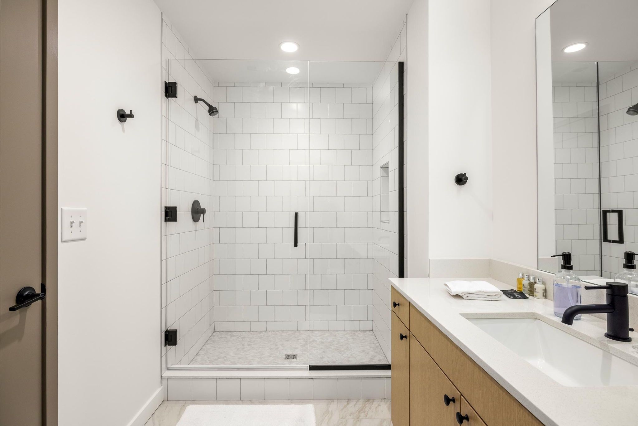 Full Bathroom with Walk-In Shower