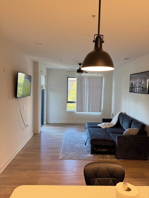 Living area - Cozy 1-bedroom apartment with AC in marvelous Arlington (Arlington)