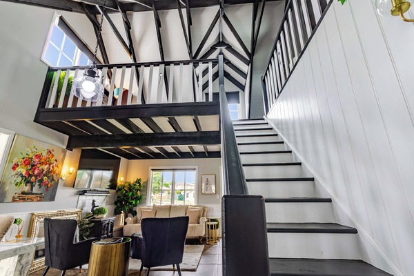 Living Room 1 + Loft Stairs
