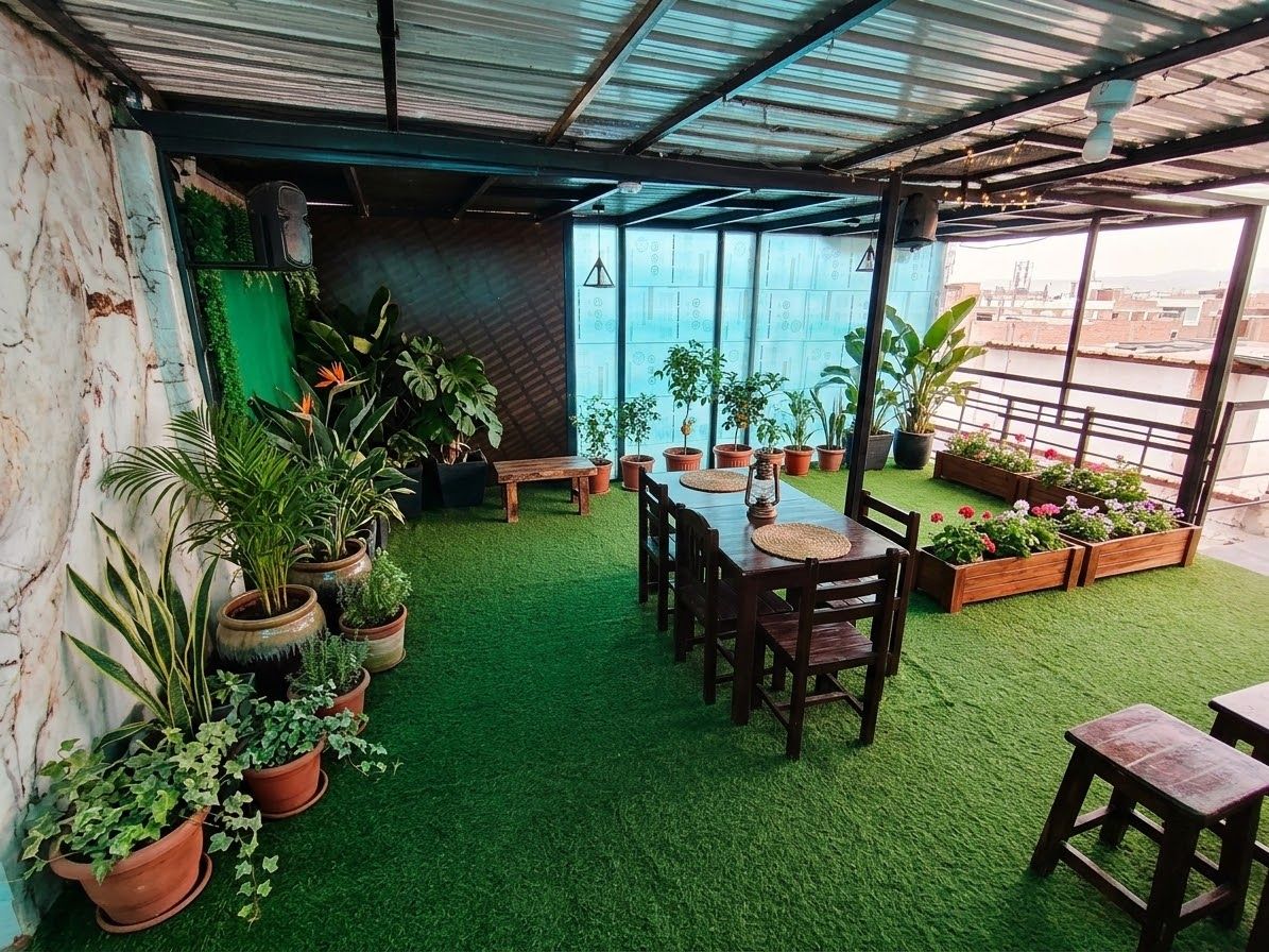 Terrasse sur le toit