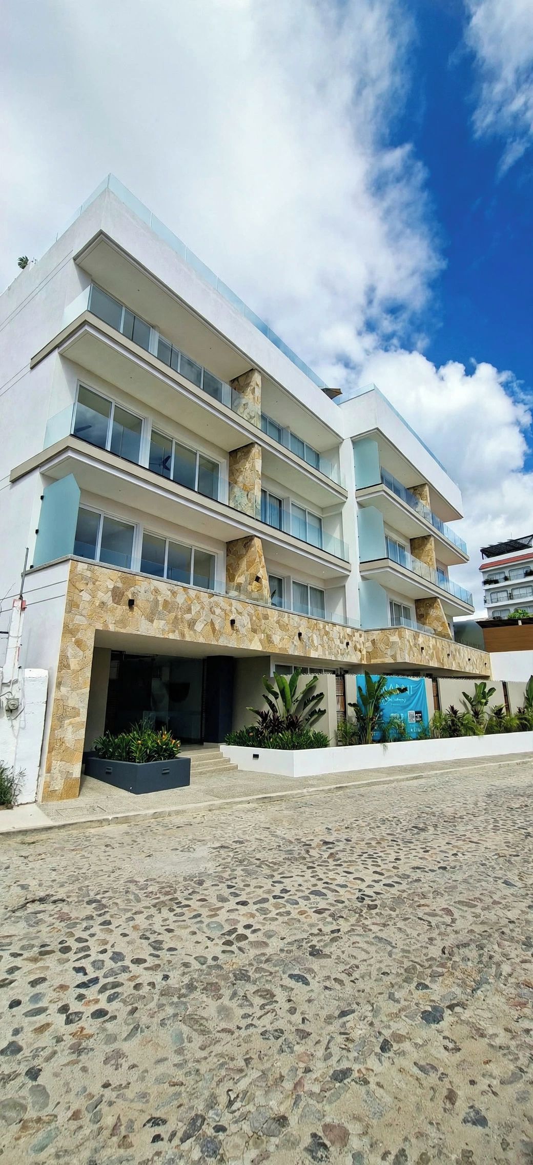 Fassade der Unterkunft