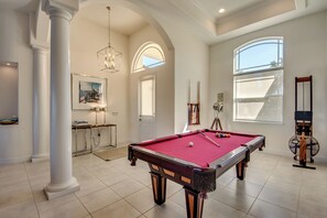 Games room - VILLA LAKE VIEW, a stunning house with a spectacular view (Cape Coral)