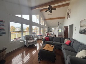 Living area - 3 Bed, Oceanview cottage, Brackley Beach,PEI (Brackley Beach)
