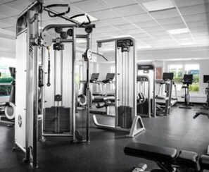 Fitness facility - Marriott Ocean Pointe Studio w/ King bed, 1 bath, Kitchenette, W/D - Oceanfront (Palm Beach Shores)