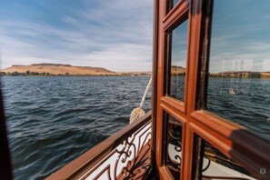View from room - Princess Farida Luxury Dahabiya (Luxor)