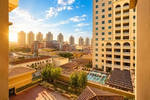 Exterior - Zigzag Tower B-Mega place viewing Sea and Golf,2 Bedrooms Apartment # 1110 (Lusail)