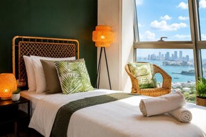 Room - Zigzag Tower A - 2 Bedrooms Made with Love, 34 Floor in Pearl-3408 (Lusail)