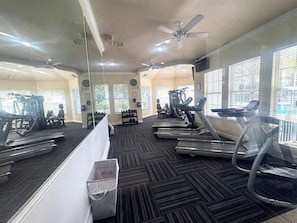Fitness facility - Palm Haven- Spacious 3BR Condo in Windsor Palms Resort (Kissimmee)