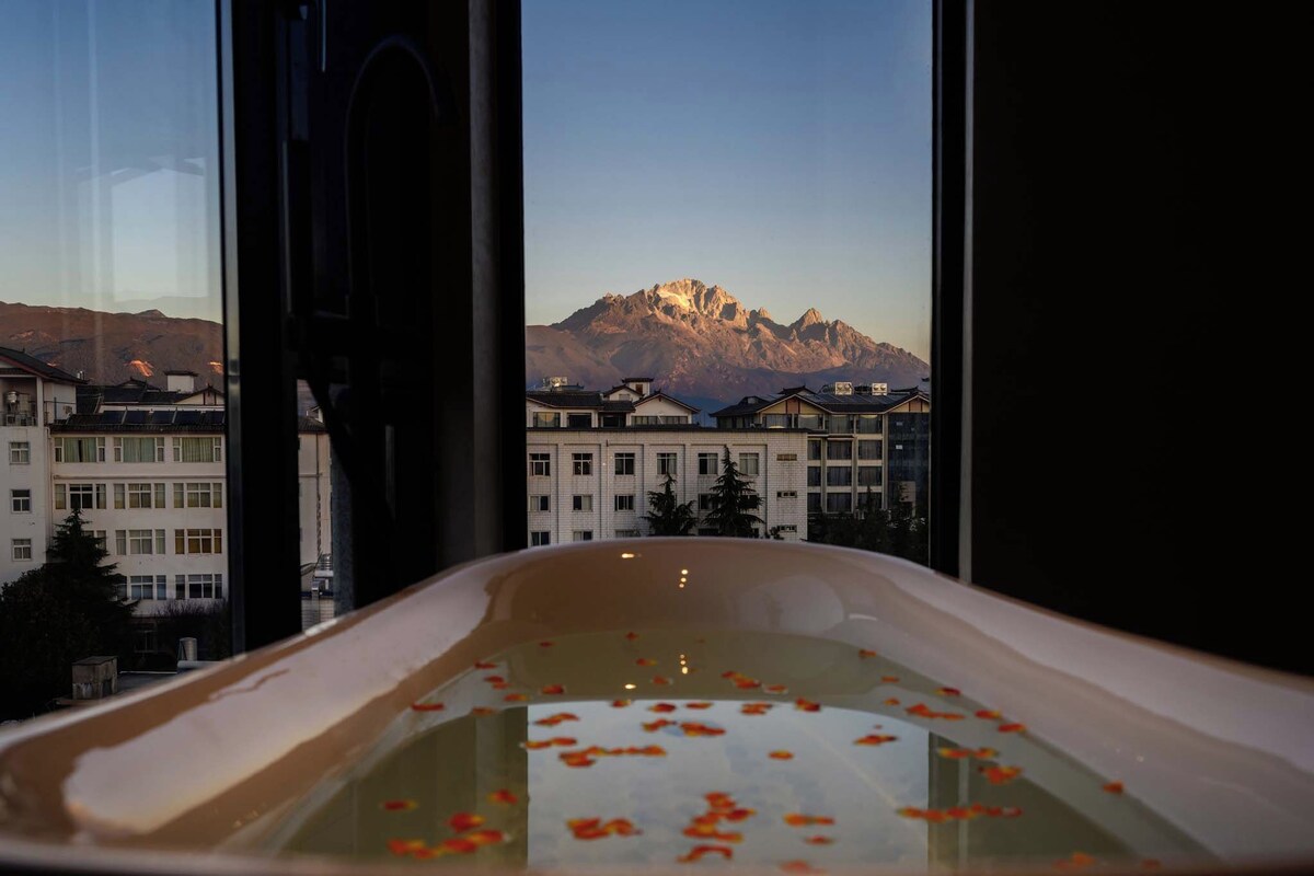 Baignoire relaxante profonde