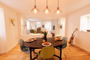 Spacious dining area