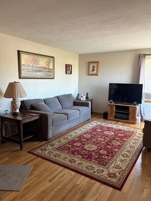 Living area - 2 Bedroom Notre Dame game day home in quiet neighborhood 15 minutes away (Mishawaka)
