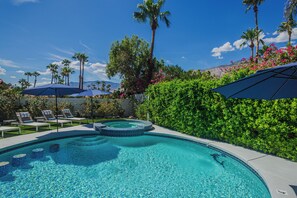 Pool - Unwind in style in this Mediterranean home nestled in Palm Springs! (Palm Springs)