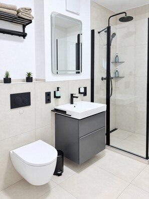 Bathroom - JUPAS° Apartmenthaus am Park · Apartment 1 (Kordel)