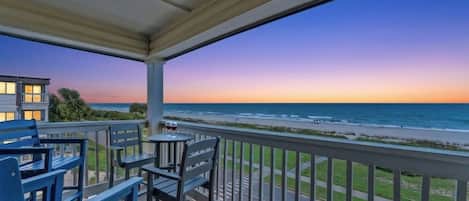 Deluxe Condo, 2 Bedrooms, Balcony, Oceanfront (308A) | Balcony
