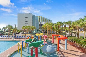 Studio, Multiple Beds, Pool Access, Poolside (201) | Balcony view - Units at Caravelle Resort by Elliott Beach Rentals (Myrtle Beach)