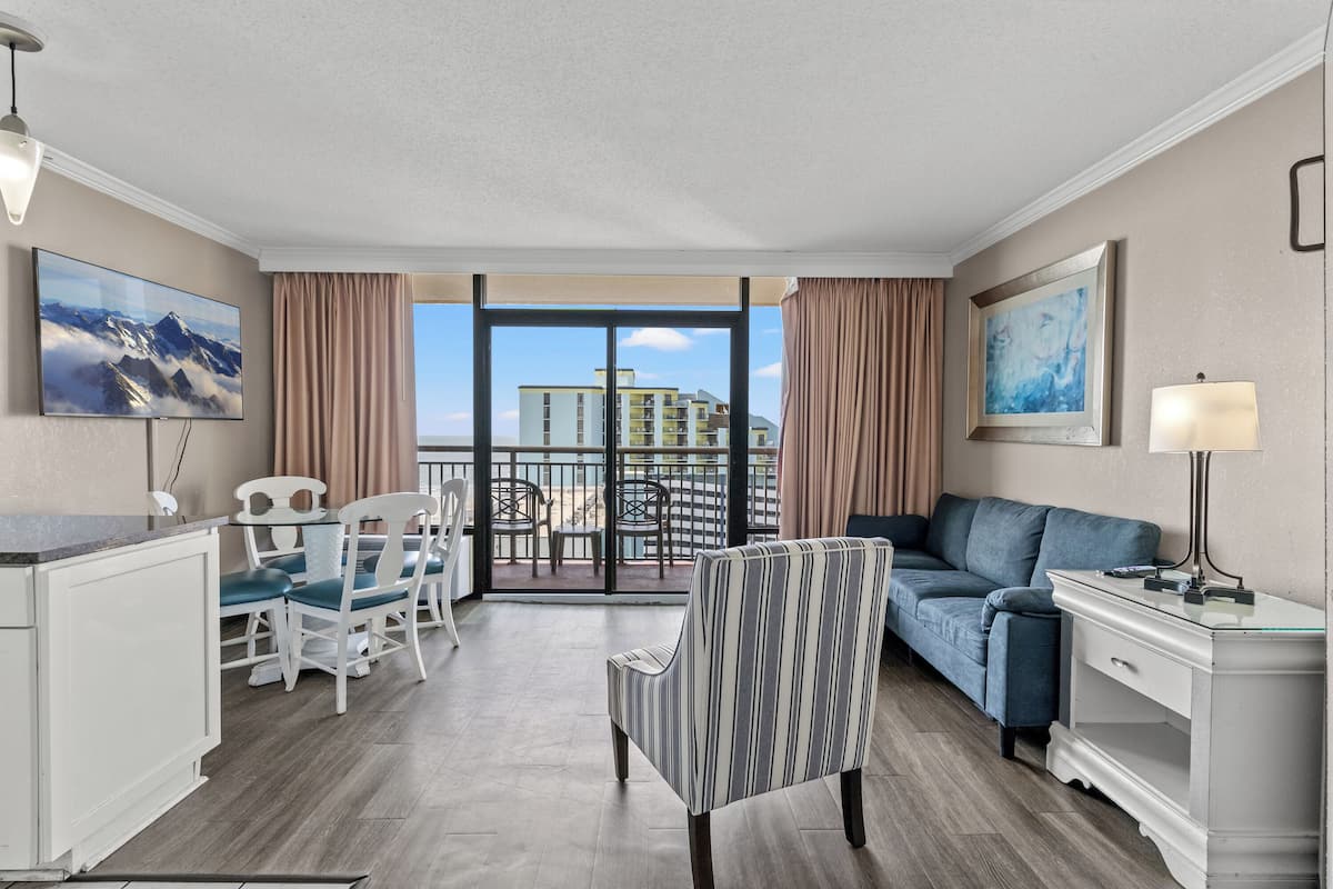 Condo, 1 Bedroom, Ocean View, (1203) | Living area | TV