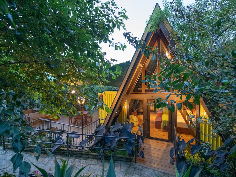 Santo Cielo, Cabaña Familiar 2 Camas Matrimoniales | Vista para o jardim