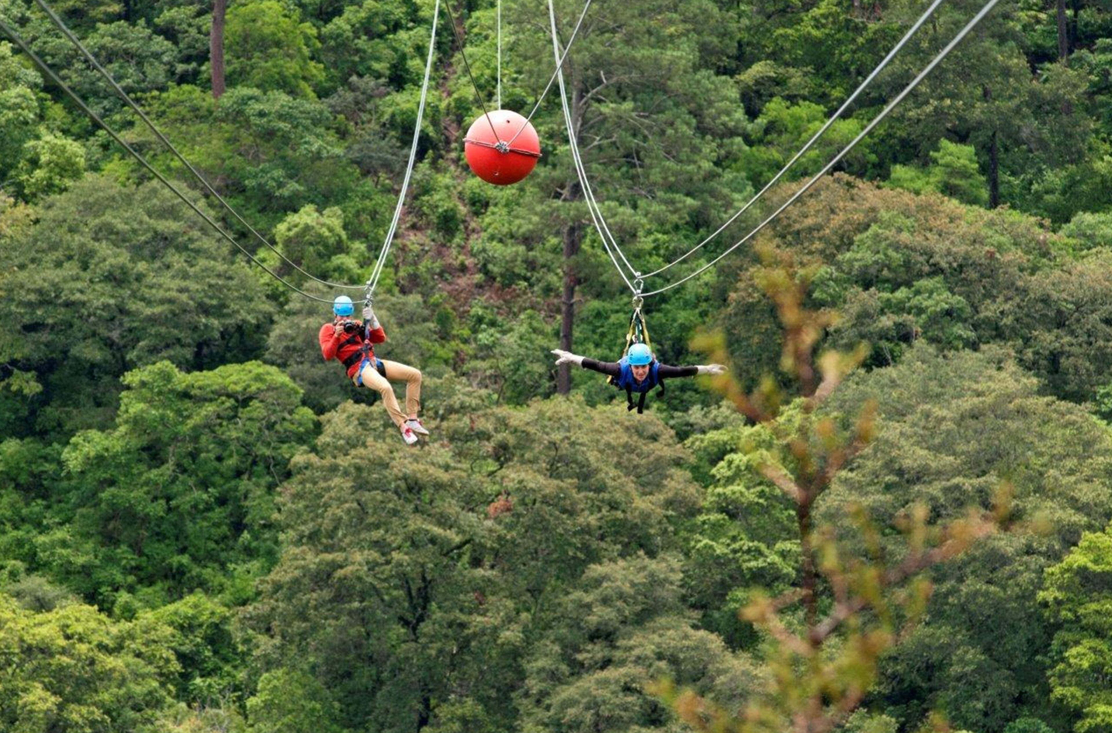 zip-lining