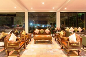 Sitteområde i lobbyen