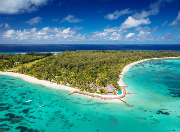 Aerial view - Denis Private Island (Denis Island)