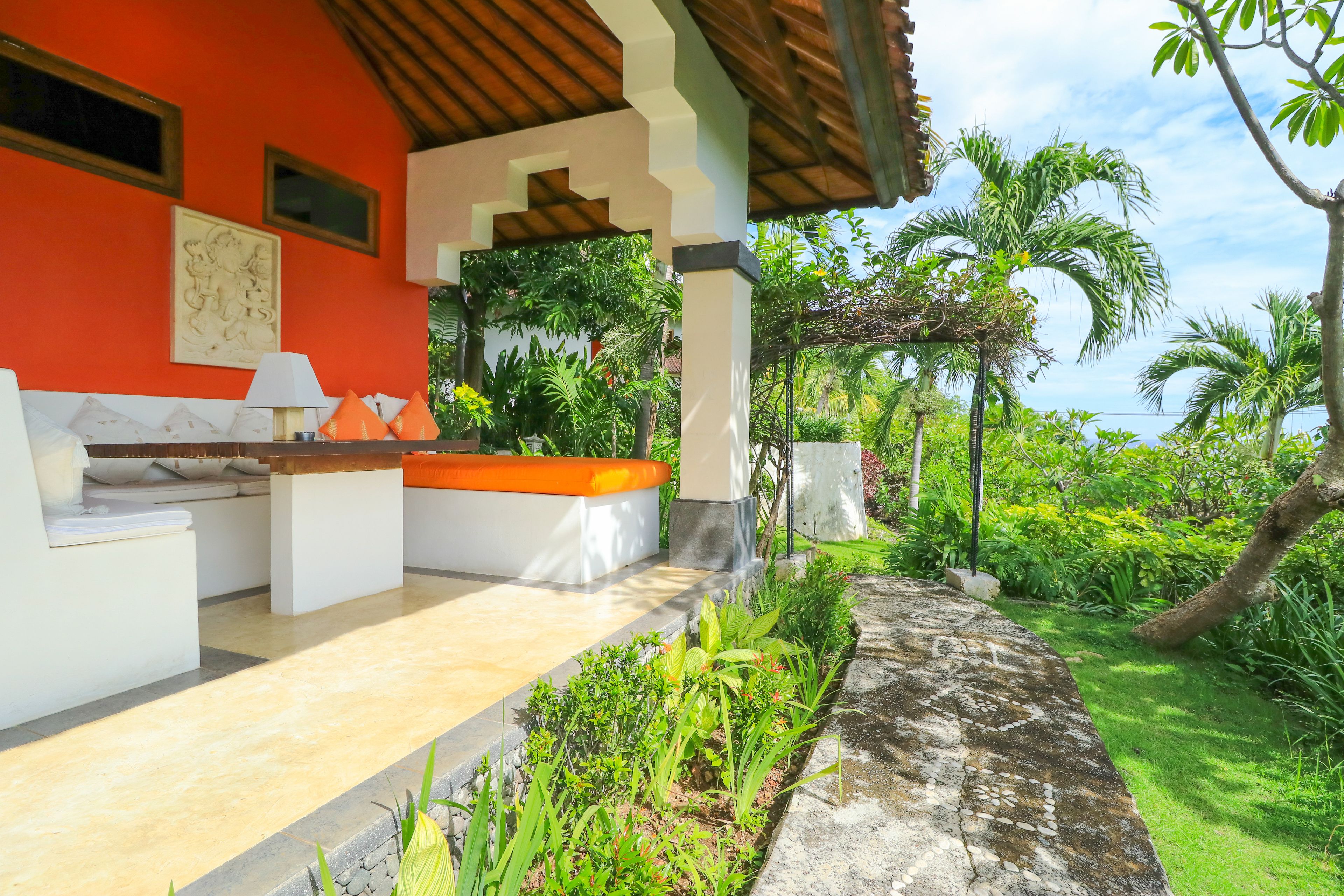 1 bedroom cottage ocean view | terrace/patio