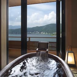 Traditional Room, Lake View (SHIGARAKIYAKI Open-Air Bath) | Deep soaking bathtub