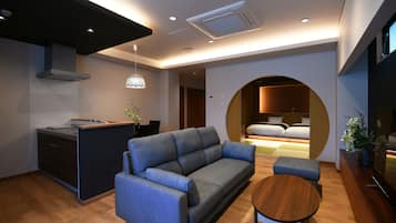 Appart'hôtel | 1 chambre, couette en duvet d'oie, coffres-forts dans les chambres