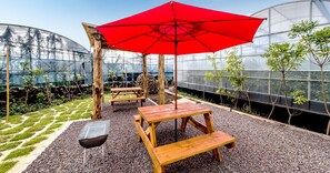 Terrace/patio - Soborok Yoborok Pension (Seogwipo)