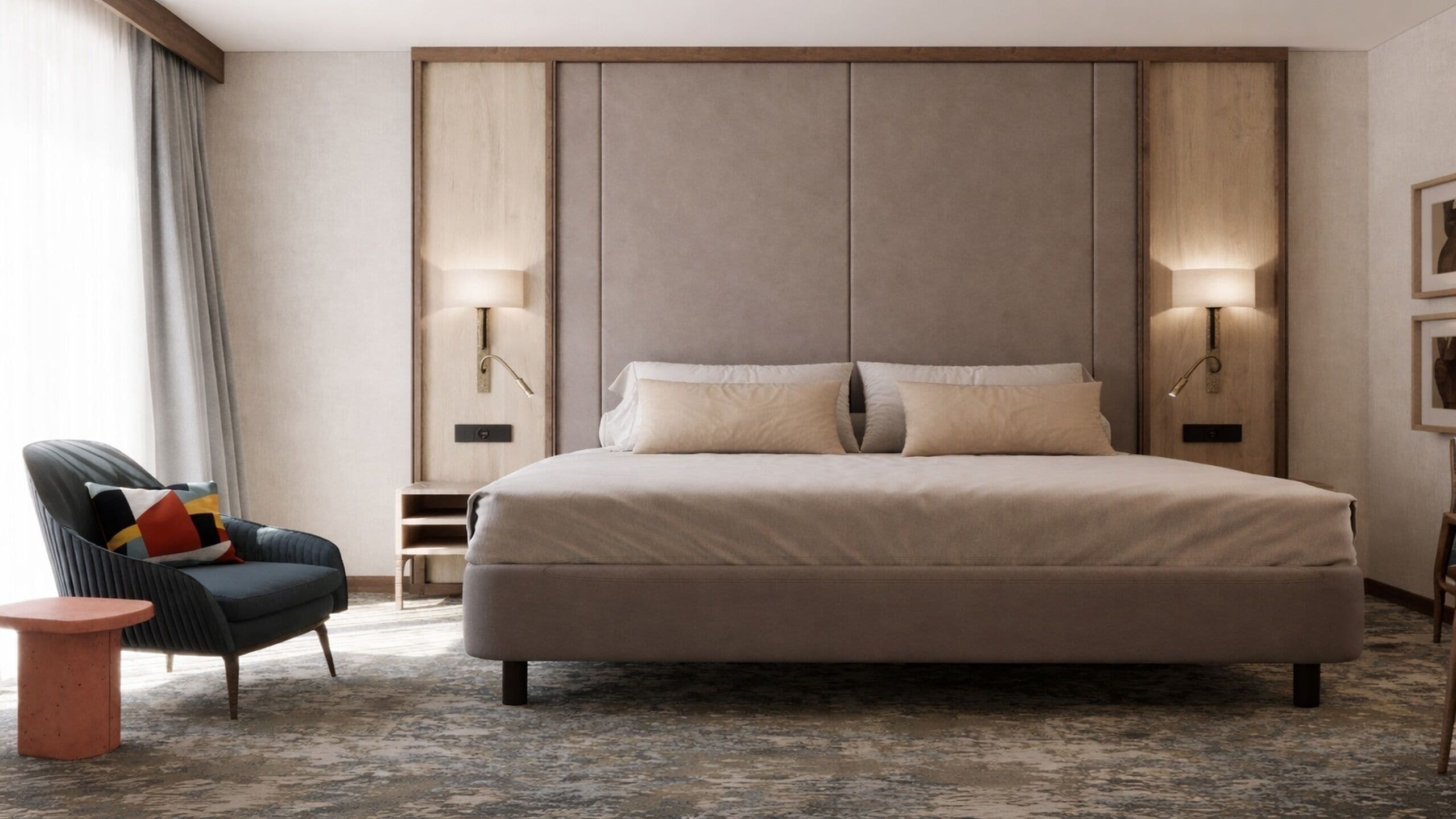 Premium bedding, minibar, in-room safe, desk