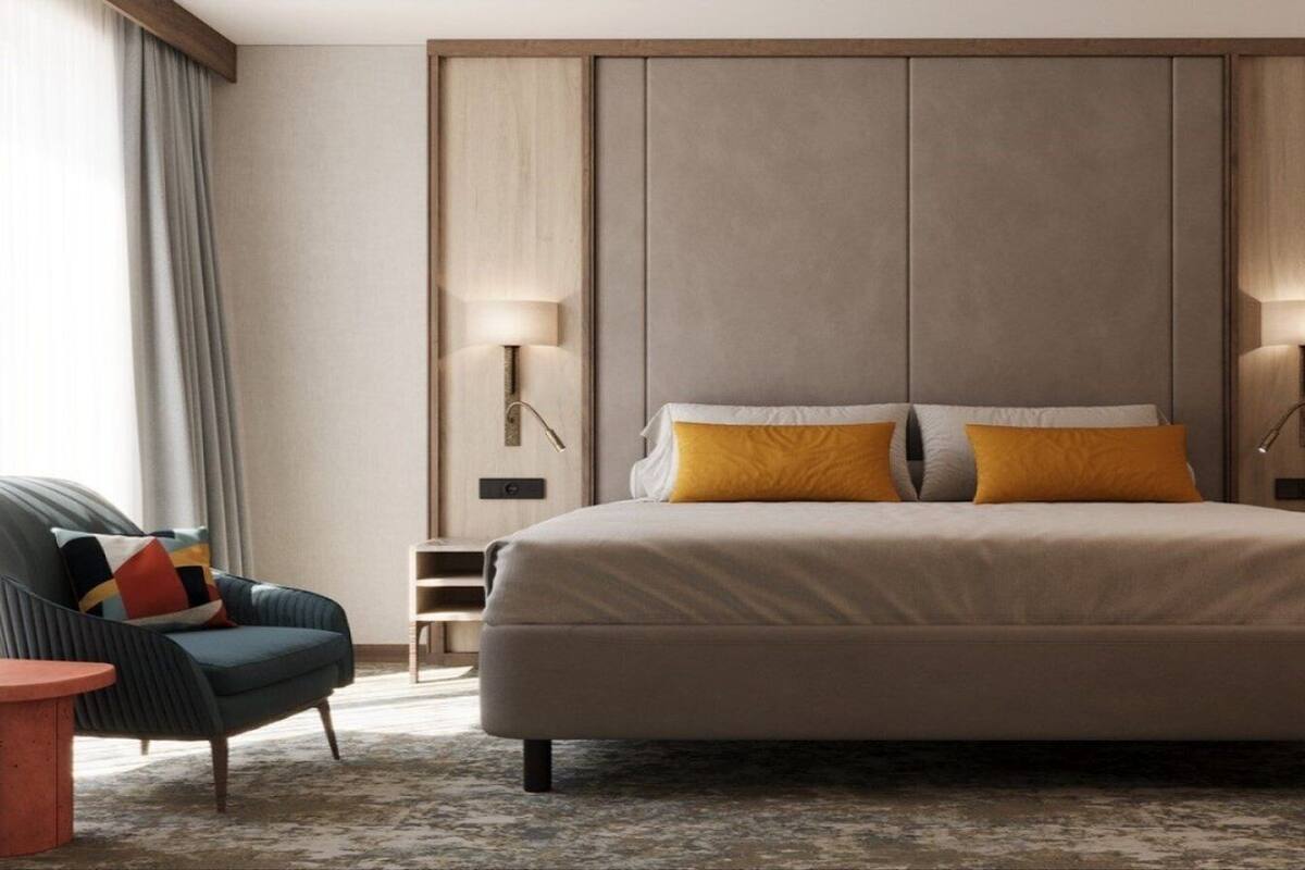 Roba de llit d'alta qualitat, minibar i caixa forta a l'habitació 