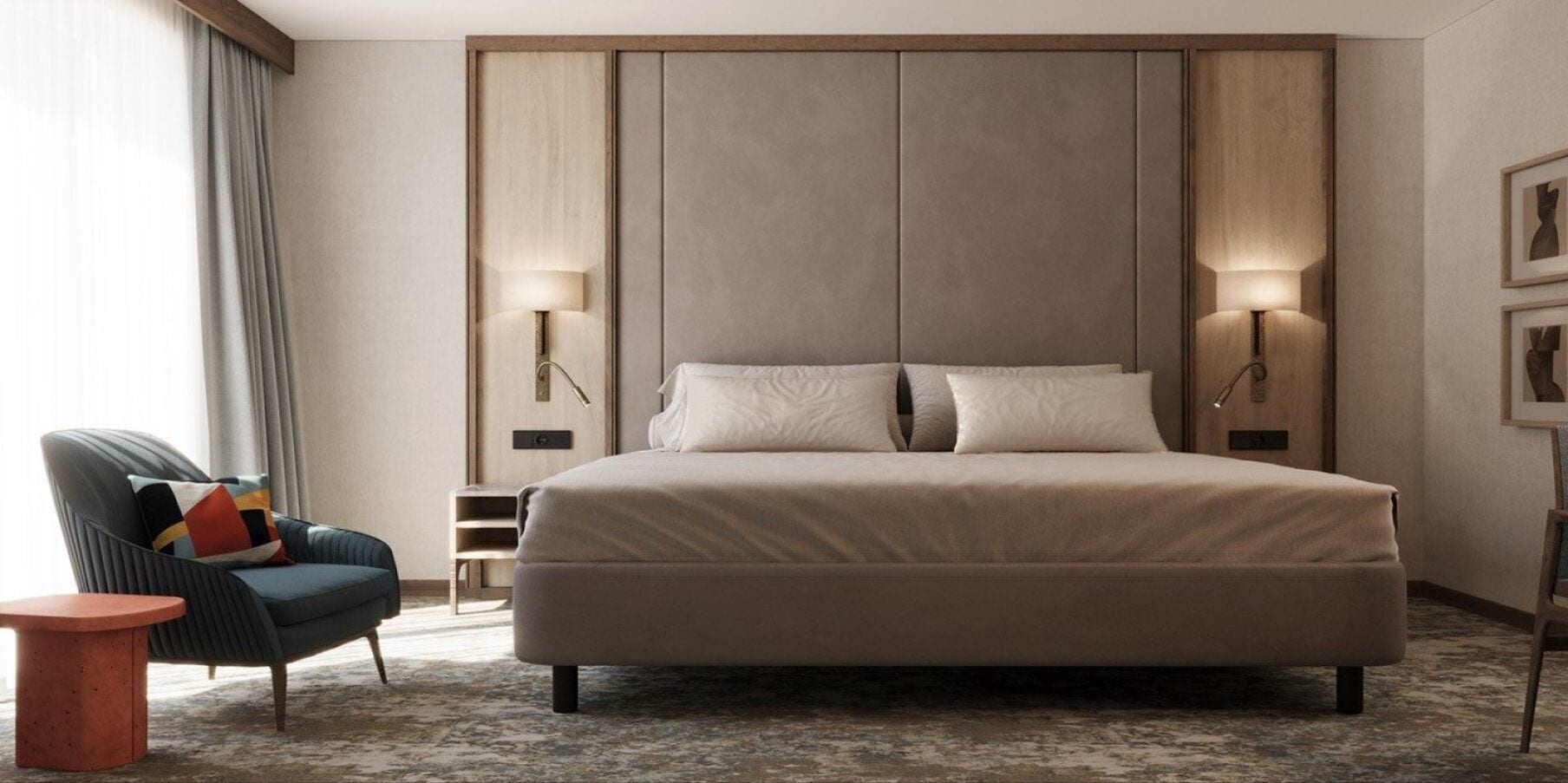 Standard Room, 1 King Bed, City View | Premium bedding, minibar, in-room safe, desk