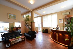 Sitteområde i lobbyen