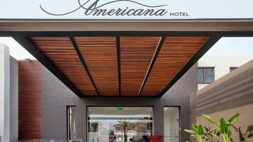 Voorkant van accommodatie